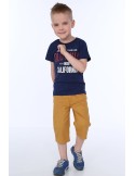 3/4-Hose für Jungen in Honigfarbe NDZ2006 – Online-Shop – Boutique